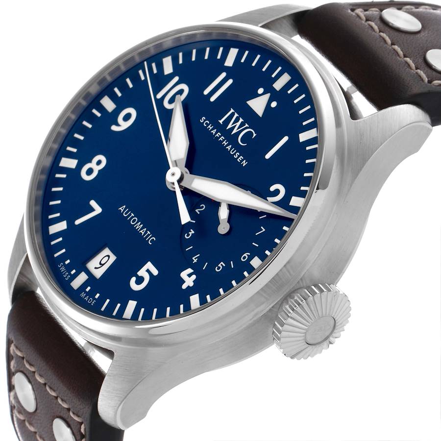 IWC Pilot Le Petit Prince Big Pilots Blue Dial Steel Watch IW501002