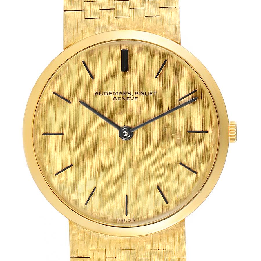 Audemars Piguet Yellow Gold Vintage Mens Watch 3445