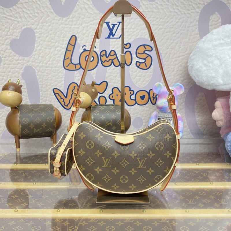 Replica Louis Vuitton Croissant Brown