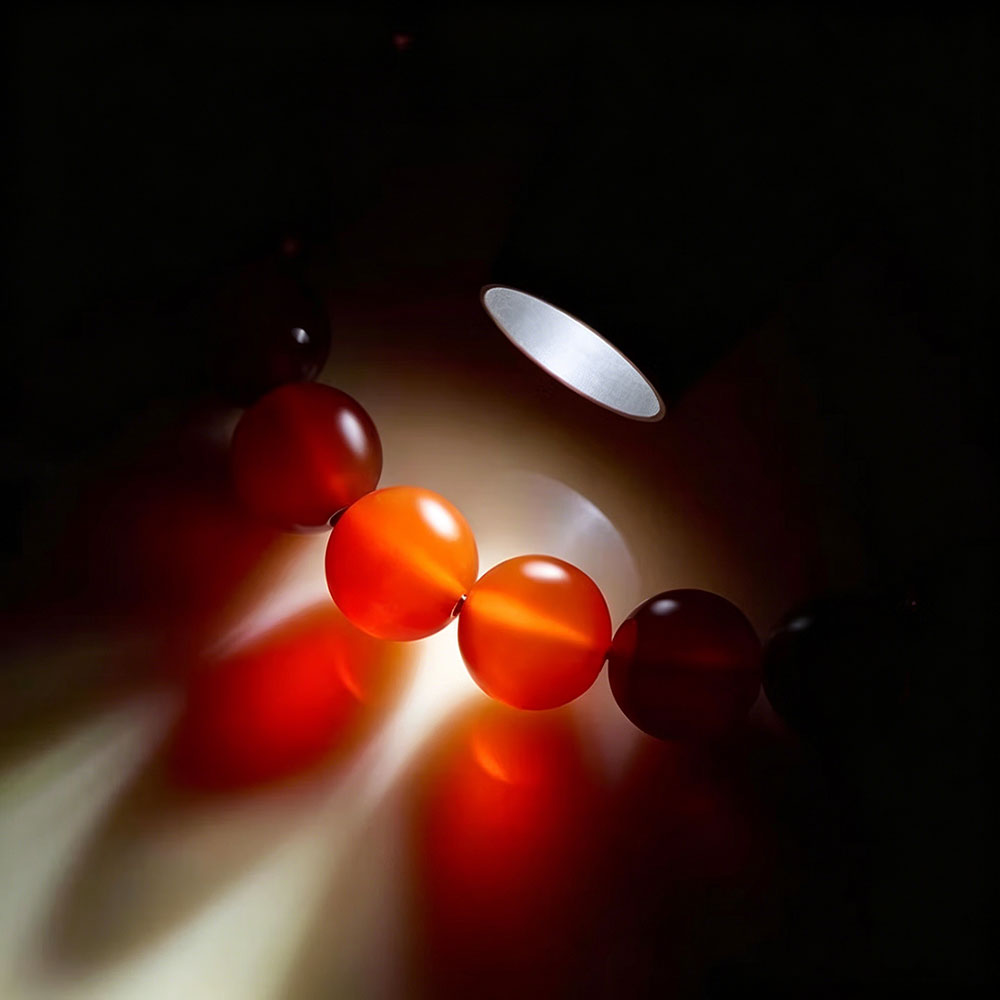 GemVibra Red Agate Talisman Bracelet – Warm Vitality & Protection