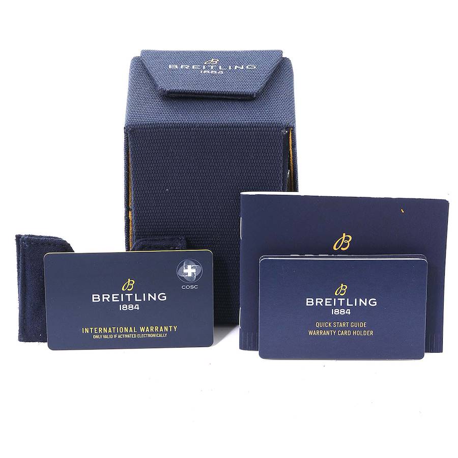 Breitling Chronomat 44 Airbourne Brown Dial Steel Mens Watch AB0115