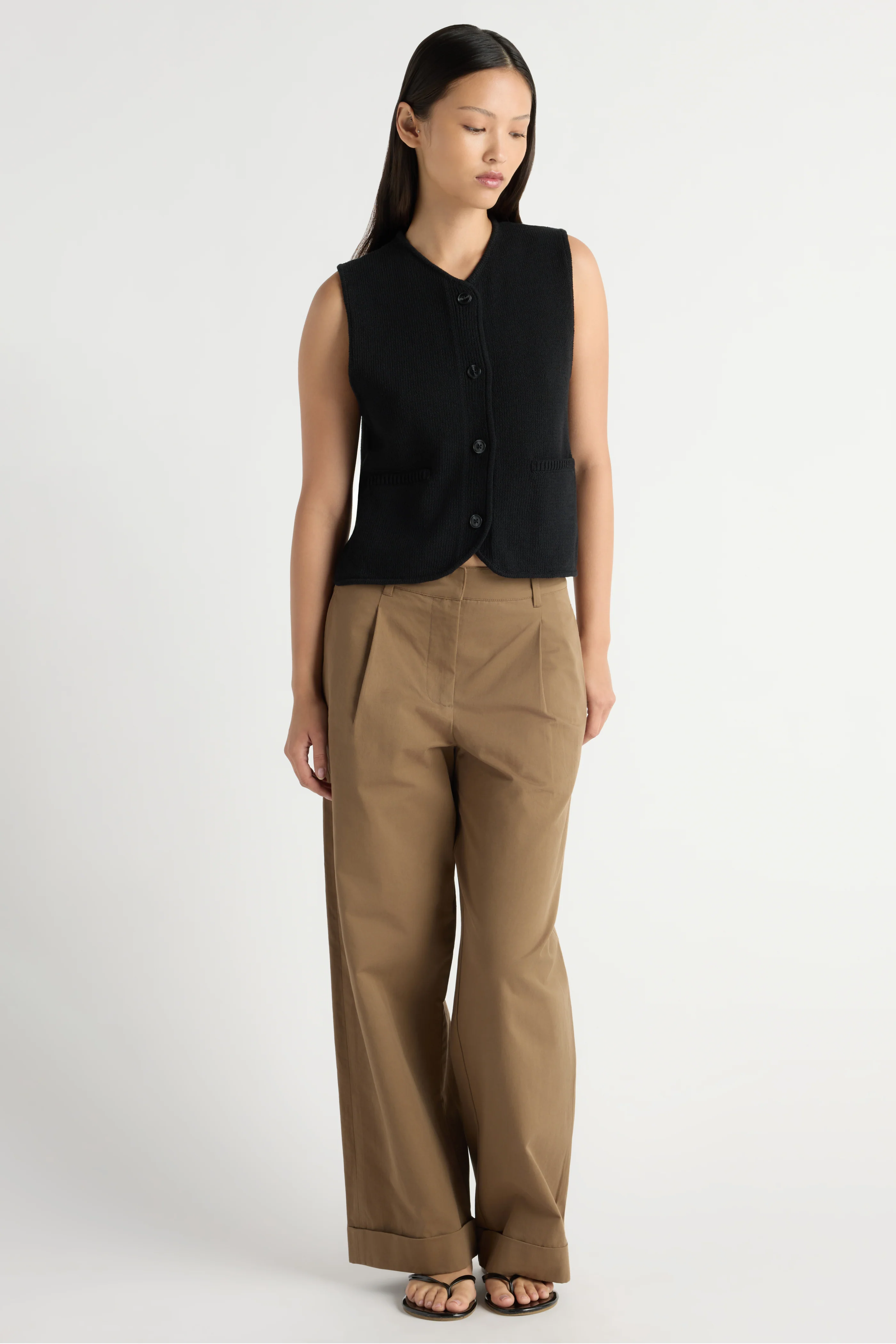 Aubri Tailored Chino Pant