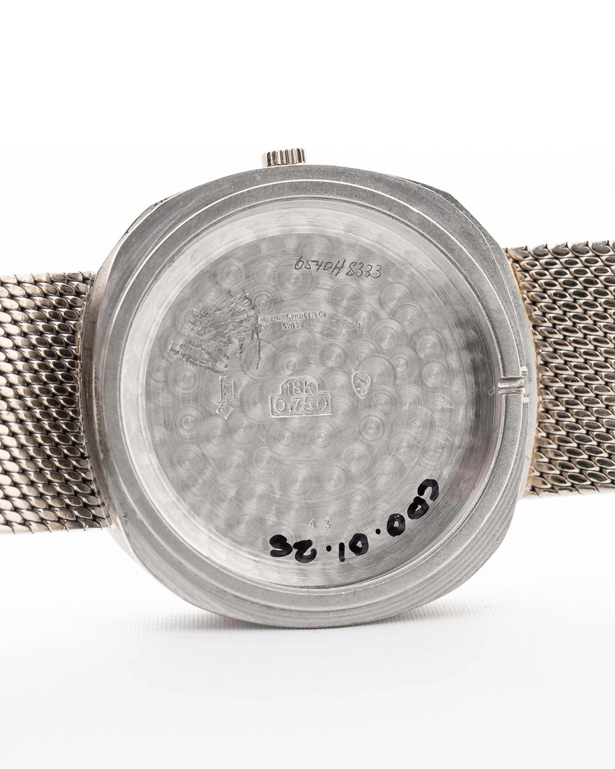 Audemars Piguet Ellipse 18k Diamond Black 1970s