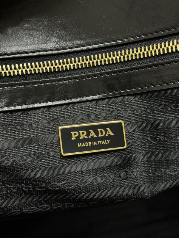 Replica Prada Antique Nappa Tote Black