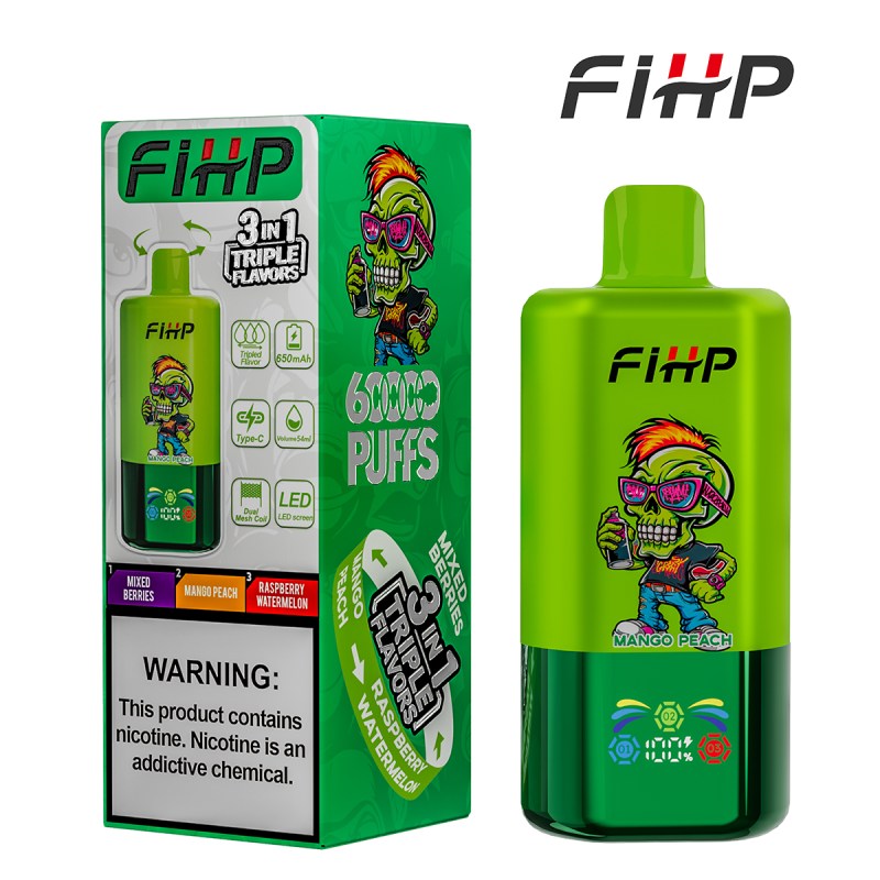 🎉 FIHP Triple 60K Puffs 3 in 1 Flavors Disposable Vape | 60 000 Zaciągnięć — 20% TANIEJ! | Hurtowe Rabaty dla Nowych Klientów 🚚 Szybka Dostawa z Polski ⭐
