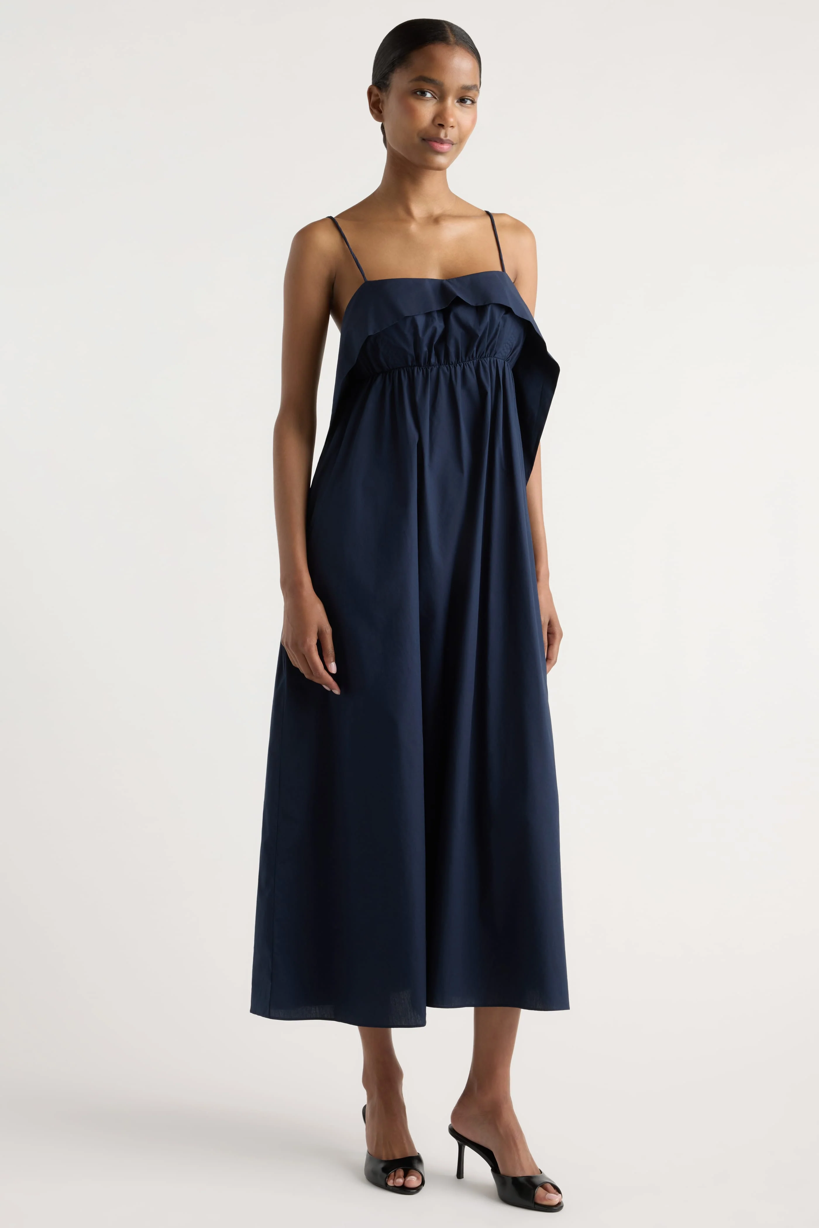 Astrid Organic Cotton Foldover Dress