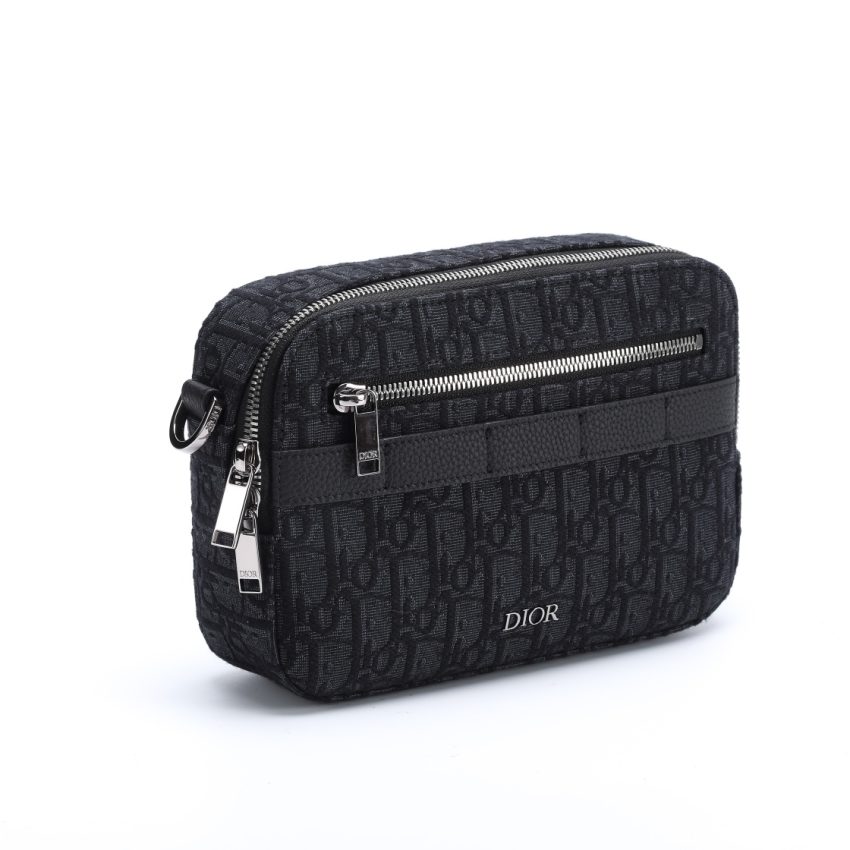 Replica Dior Safari Bag Black Jacquard