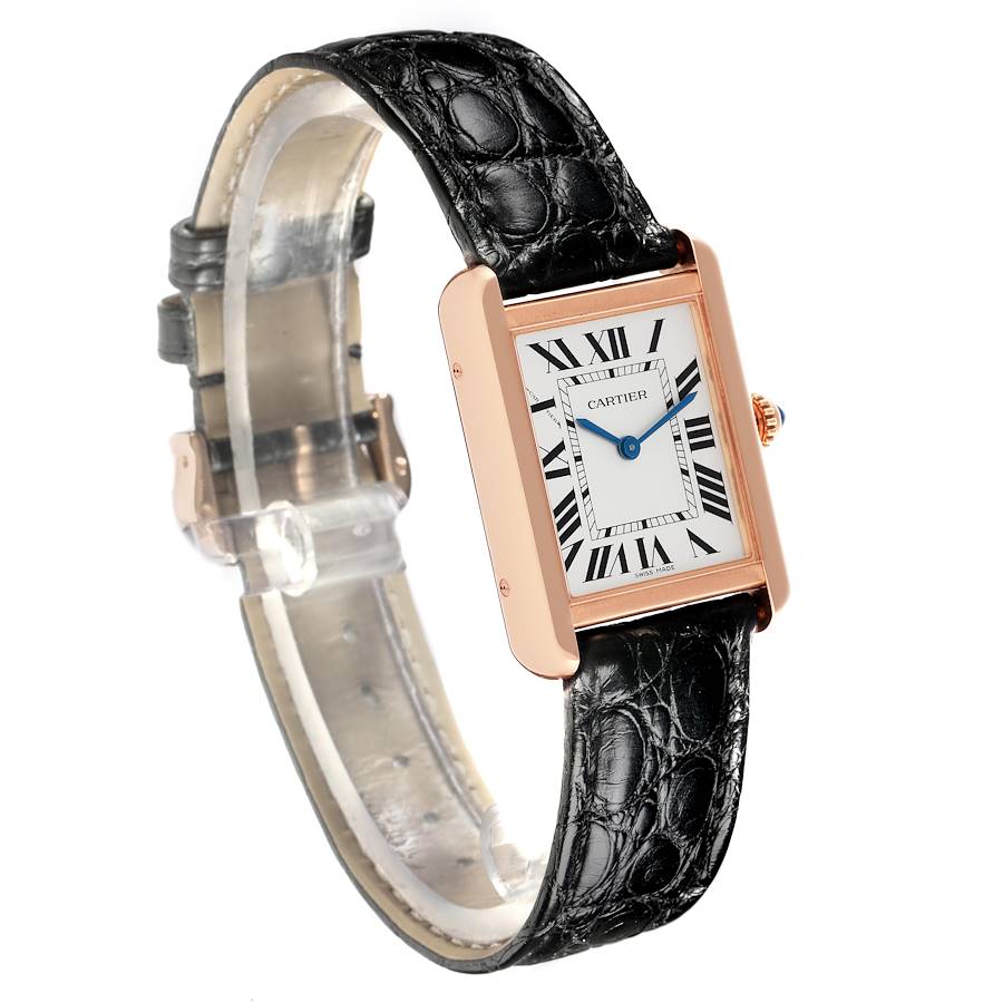 Cartier Tank Solo Rose Gold Steel Ladies Watch W5200024
