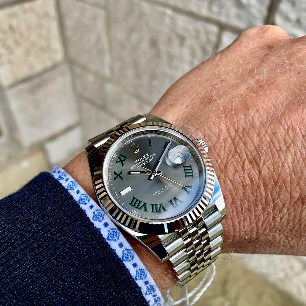 Rolex Datejust 41 Oystersteel and yellow gold Wimbledon - M126333-0020/126333-0019/126334-0022 Brand Unworn