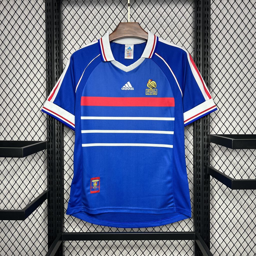 France Retro 1998 Home Jersey