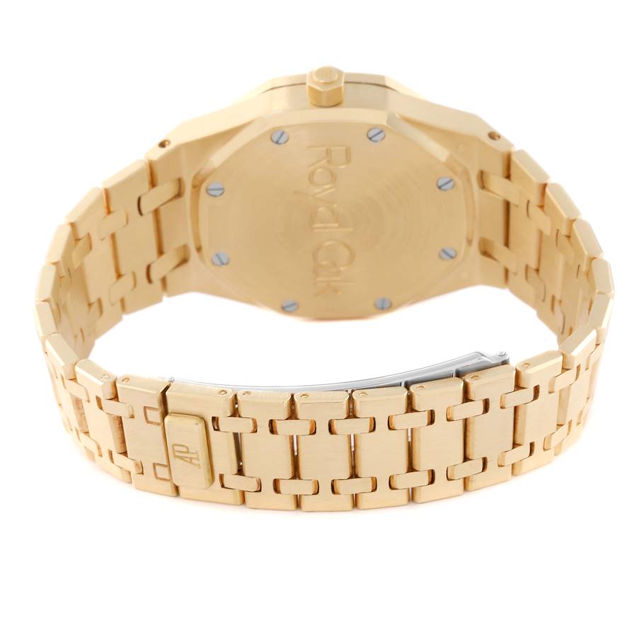 Audemars Piguet Royal Oak Dual Time Yellow Gold Mens Watch 25730BA