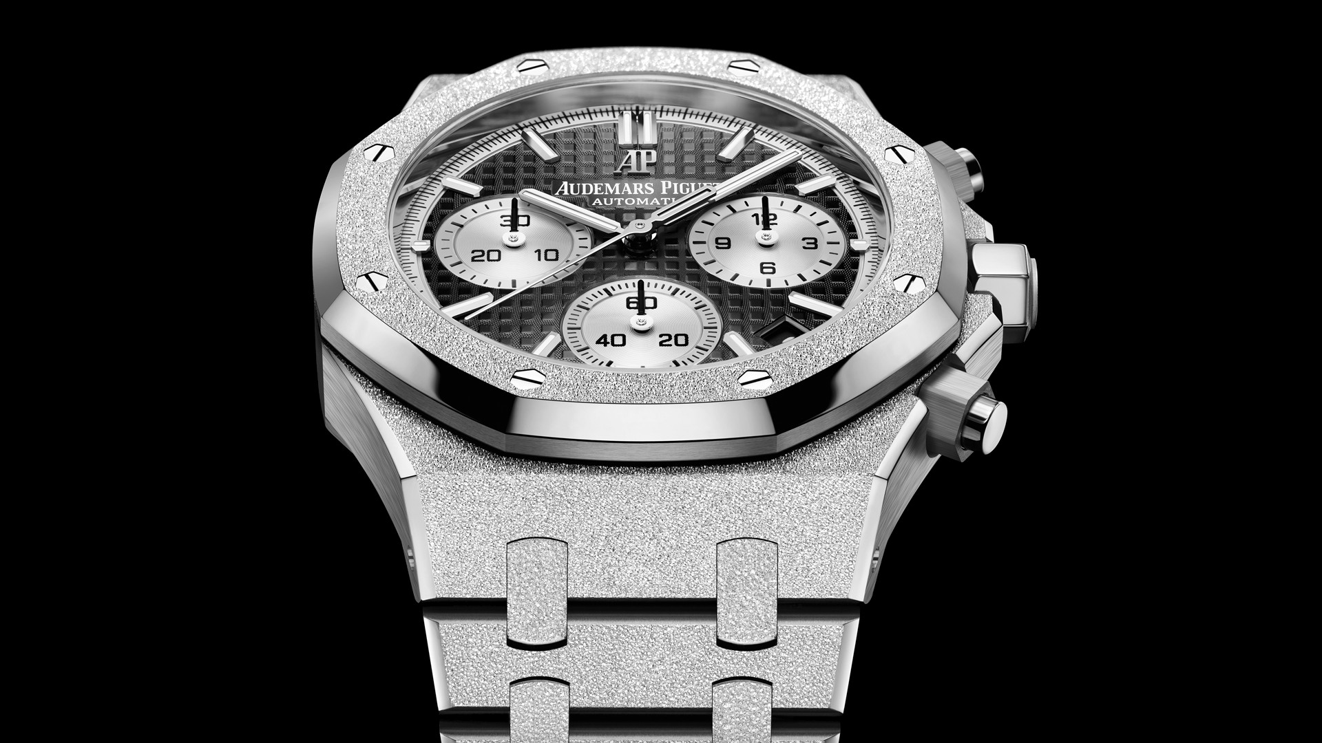 ROYAL OAK FROSTED GOLD CHRONOGRAPH Black Dial 41mm