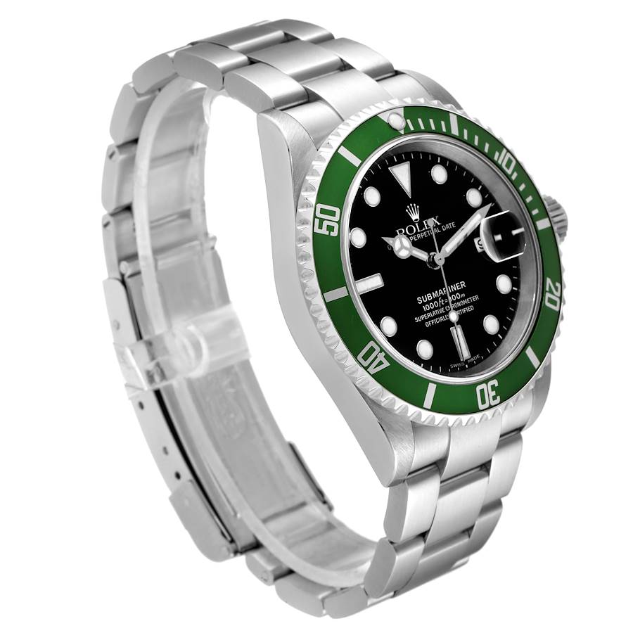 Rolex Submariner Hulk Bezel Steel Mens Watch 116610LV/116610LN