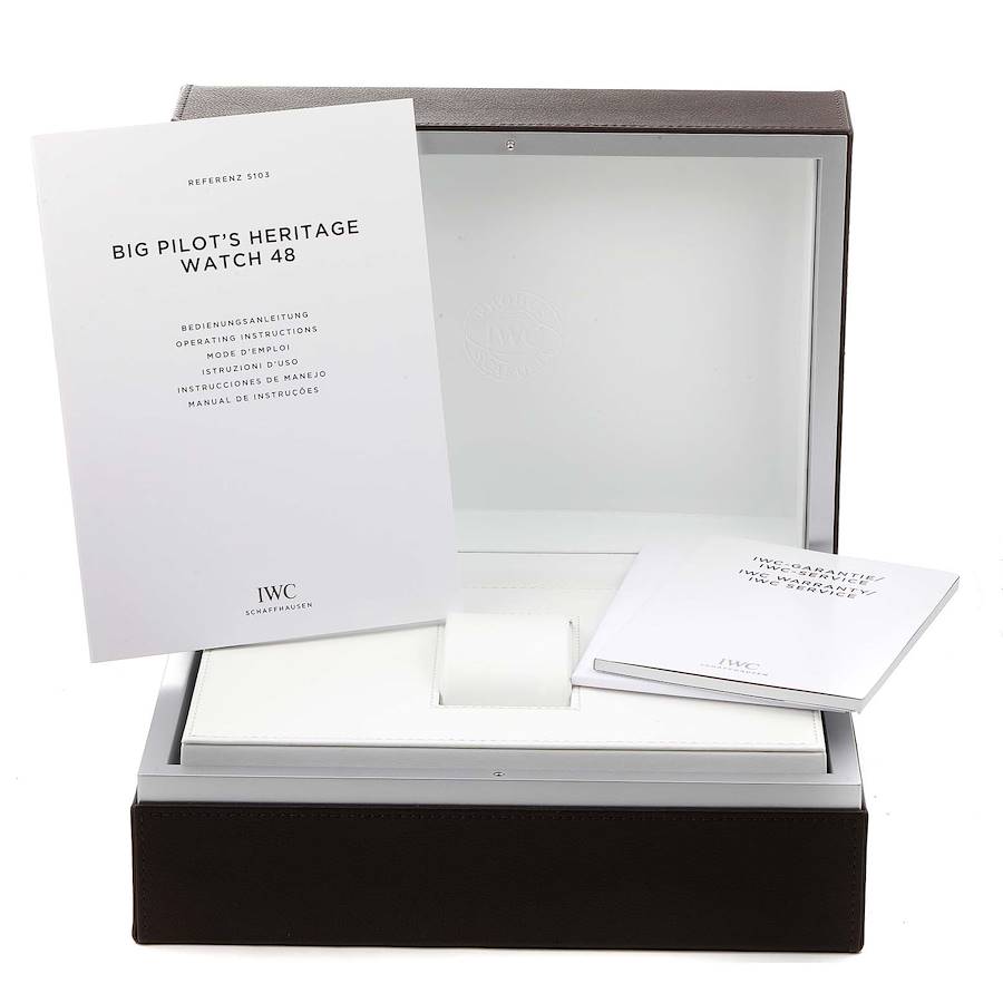 IWC Big Pilot Heritage Black Dial Titanium LE Mens Watch IW510301