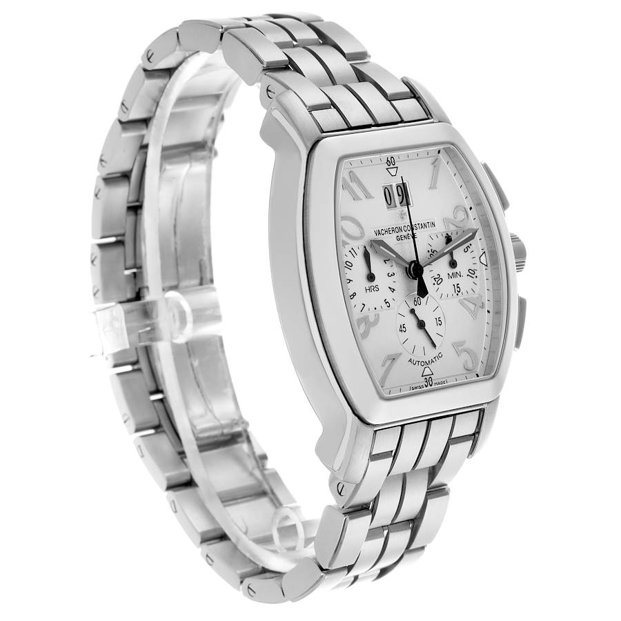 Vacheron Constantin Royal Eagle Chronograph Silver Dial Steel Mens Watch 49145