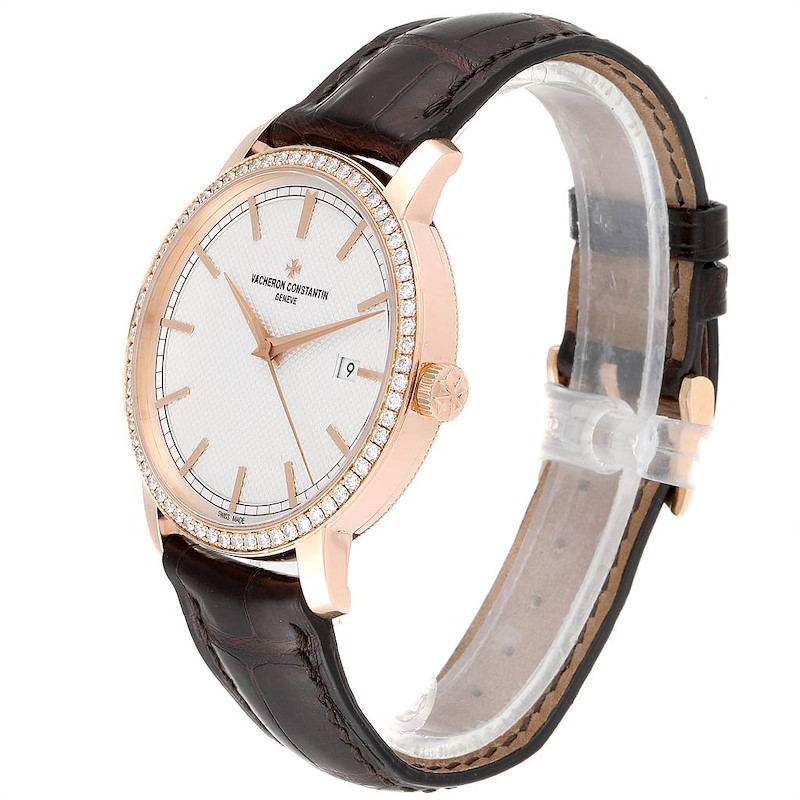 Vacheron Constantin Traditionnelle Rose Gold Diamond Unisex Watch 85520