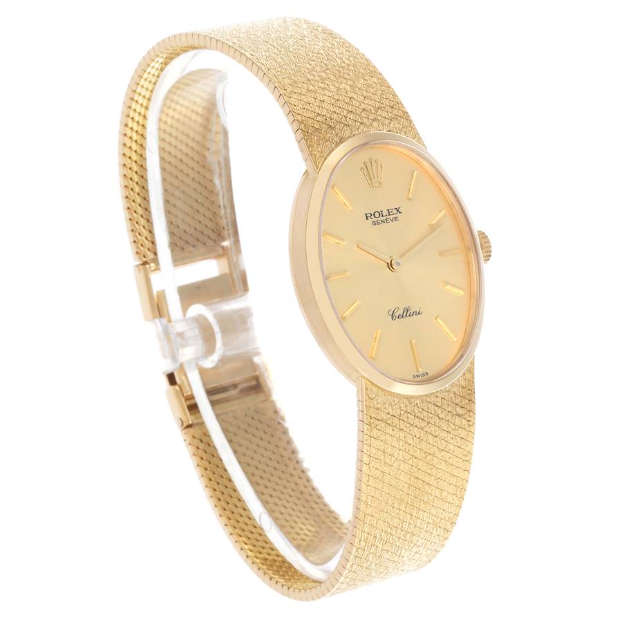 Rolex Cellini Yellow Gold Vintage Ladies Watch 4307