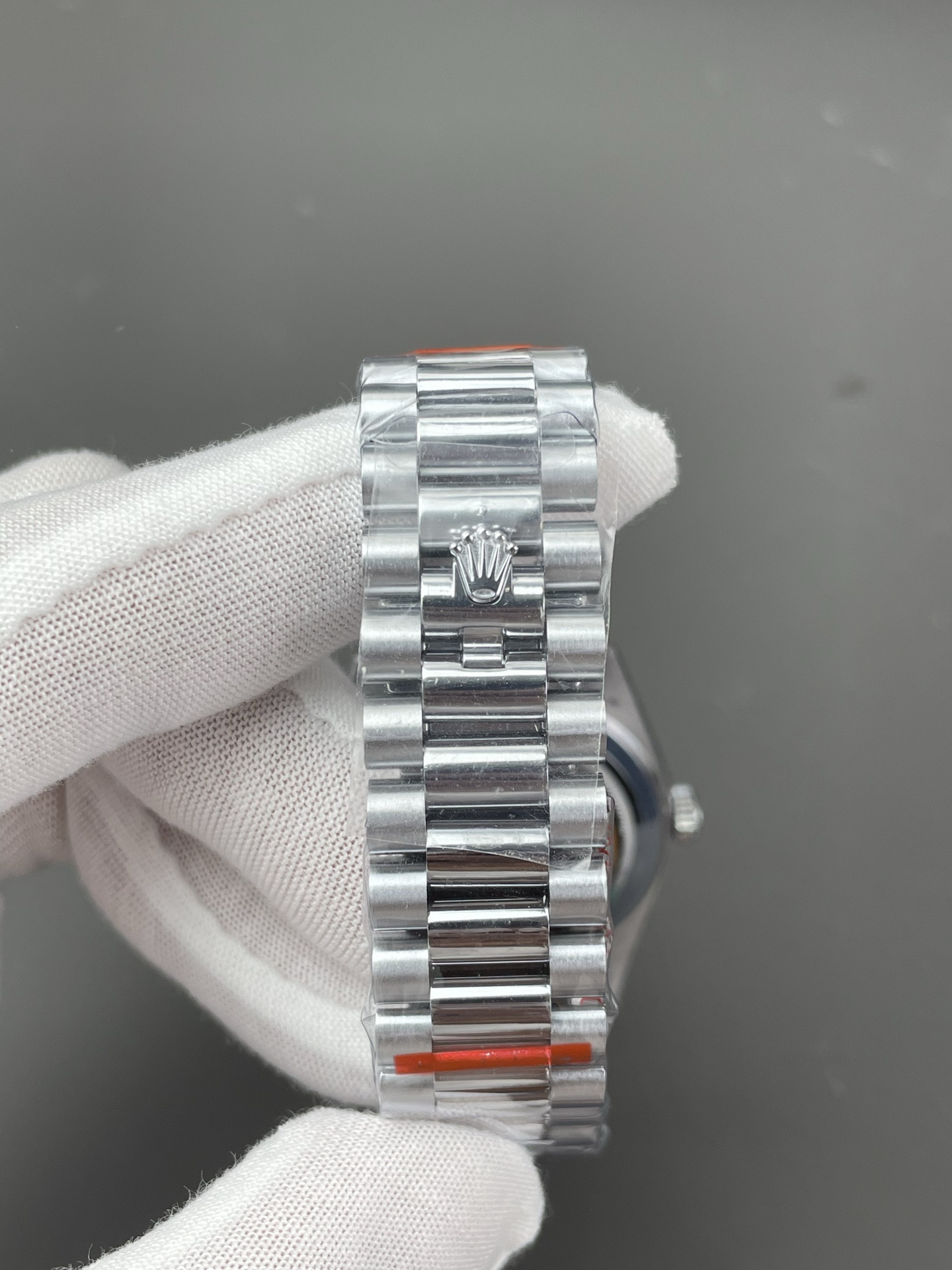 Grid Ice Blue Dial Day-Date