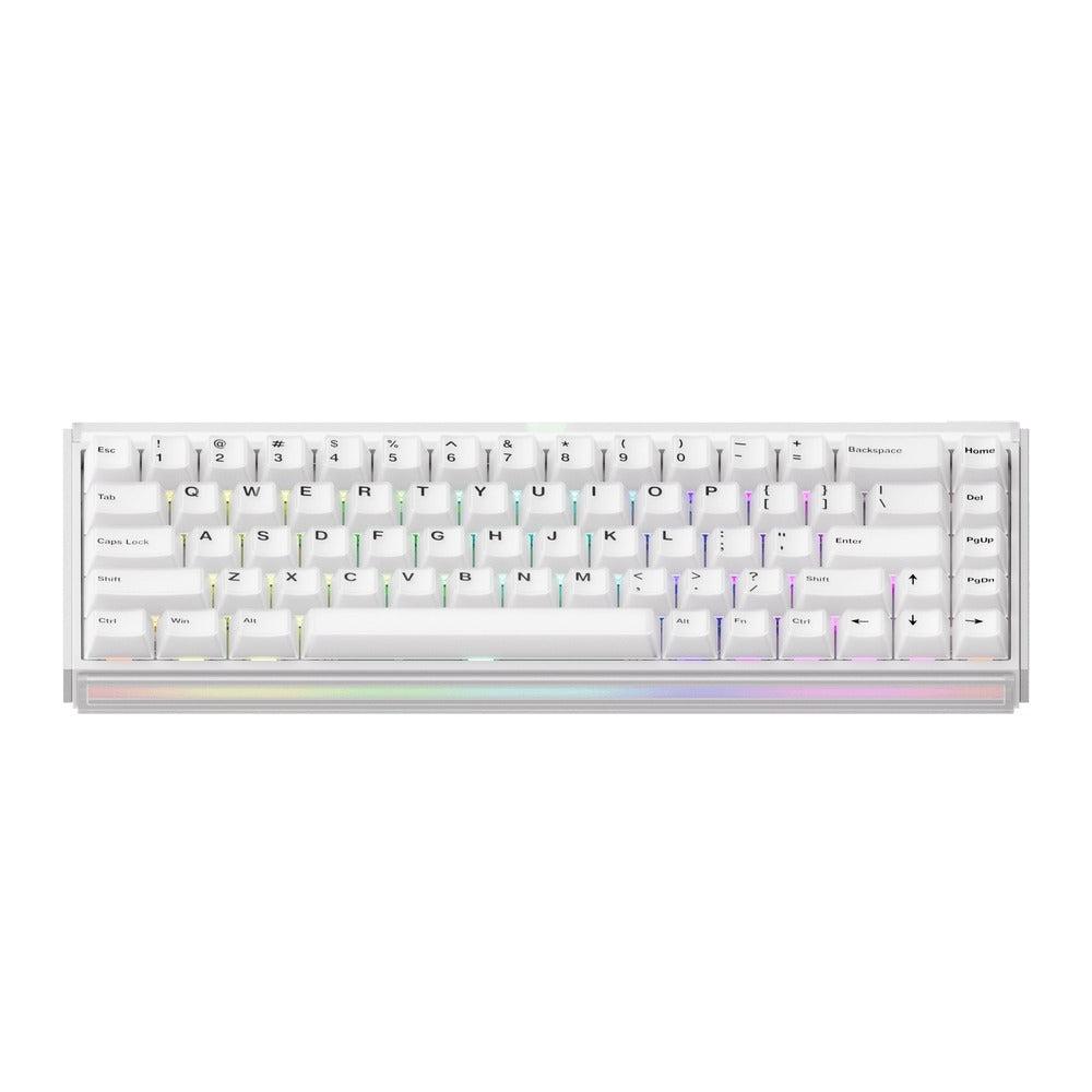 White RGB Mechanical Keyboard