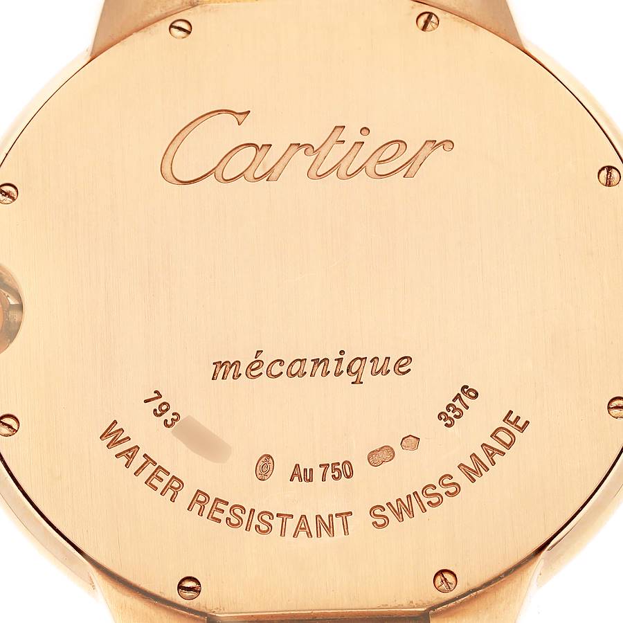 Cartier Ballon Bleu Rose Gold Mens Watch W690054