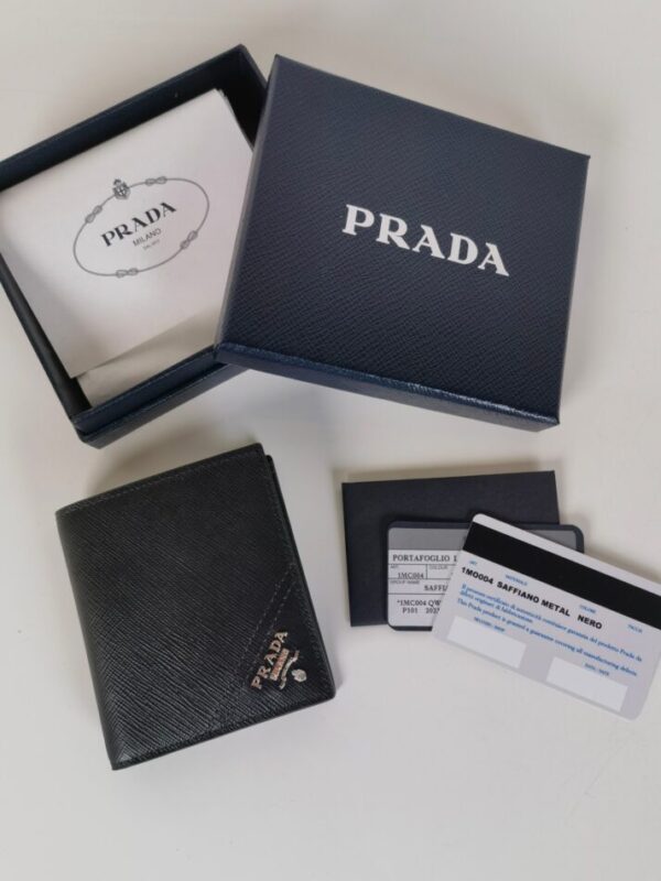 Replica Prada Saffiano Short Wallet