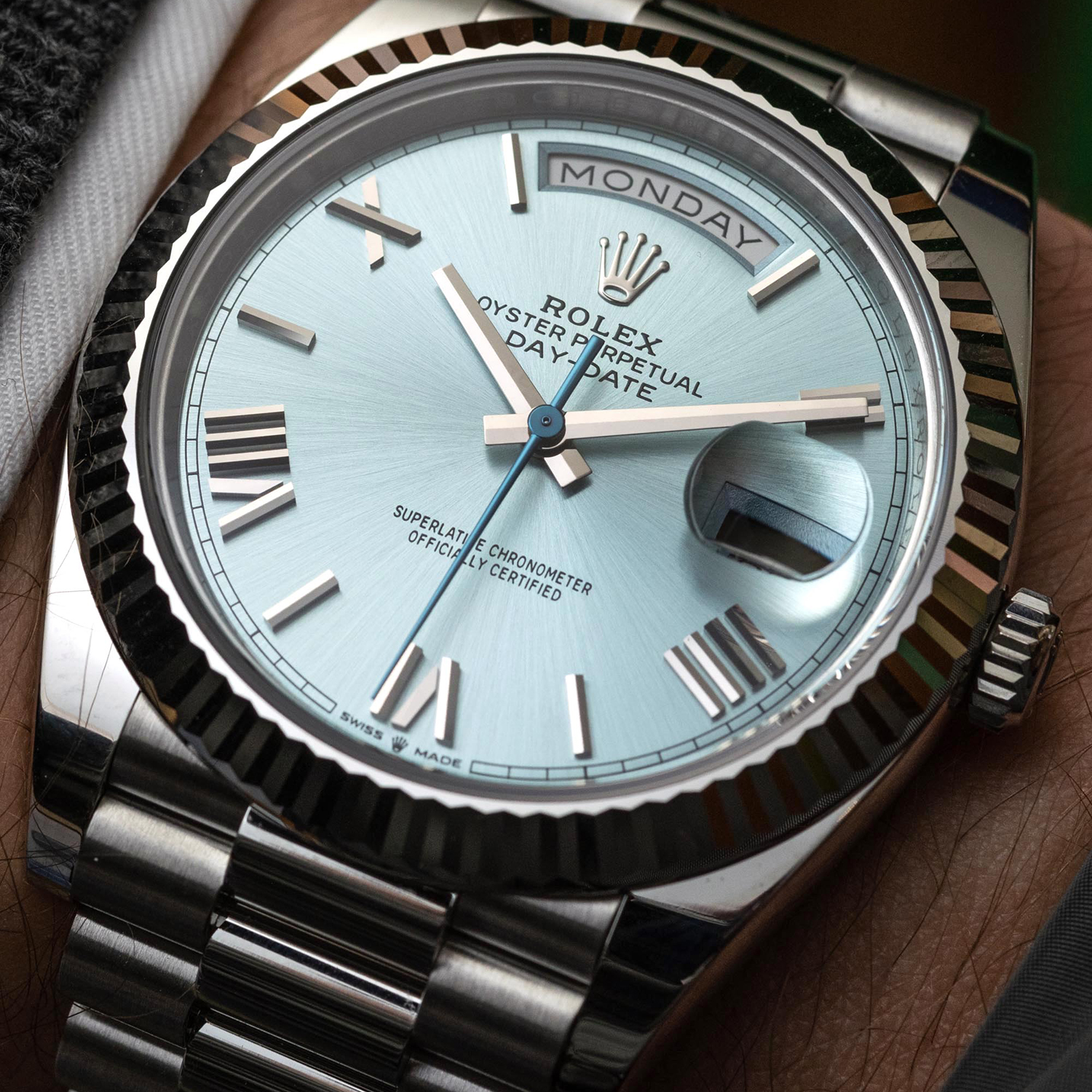 2025 NEW Rolex Land-Dweller 40 Oyster, 40 mm, Oystersteel and white gold M127334-0001