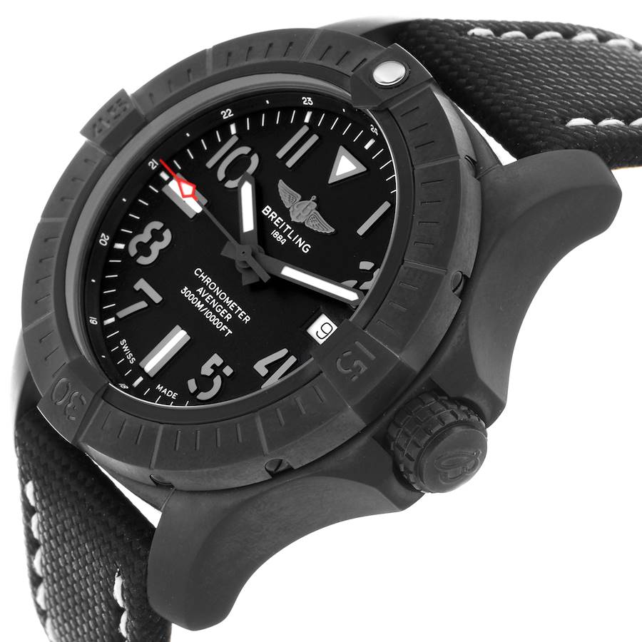 Breitling Avenger 45 Seawolf Night Mission Titanium Mens Watch V17319
