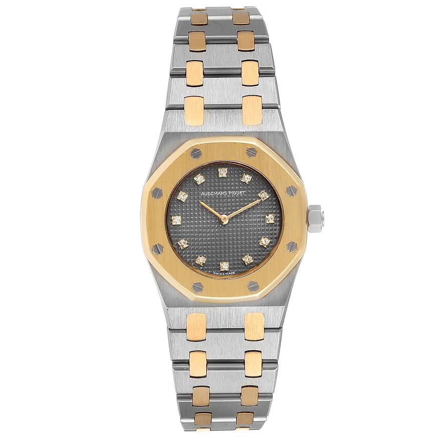 Audemars Piguet Royal Oak 26mm Diamond Steel Yellow Gold Ladies Watch