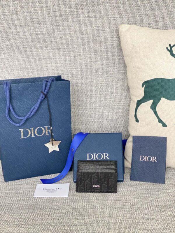 Replica Dior Card Holder Black Man