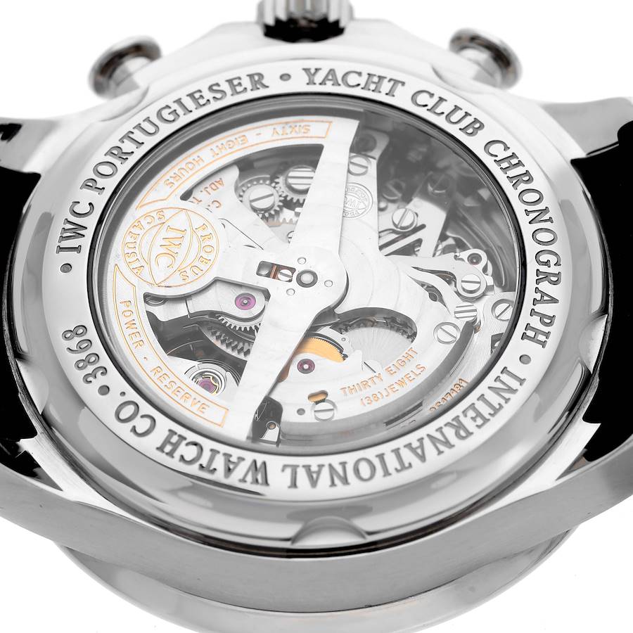 IWC Portuguese Yacht Club Carbon Dial Titanium Mens Watch IW390211