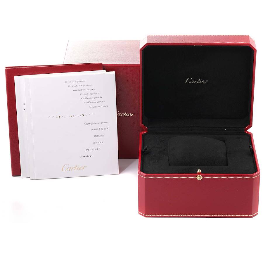 Cartier Ballon Bleu 28 Rose Gold Diamond Ladies Watch WE902050