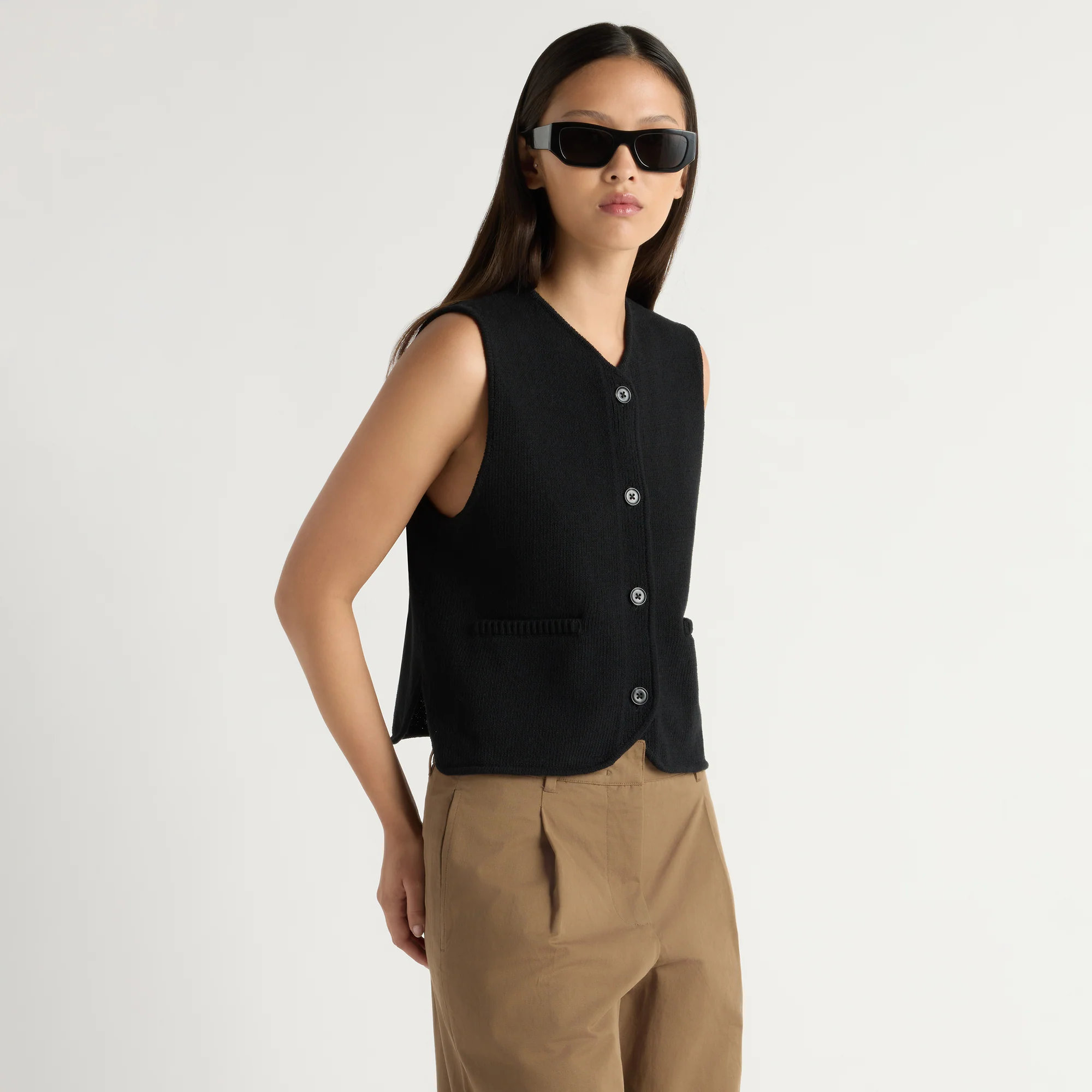Elaine V-Neck Sweater Vest