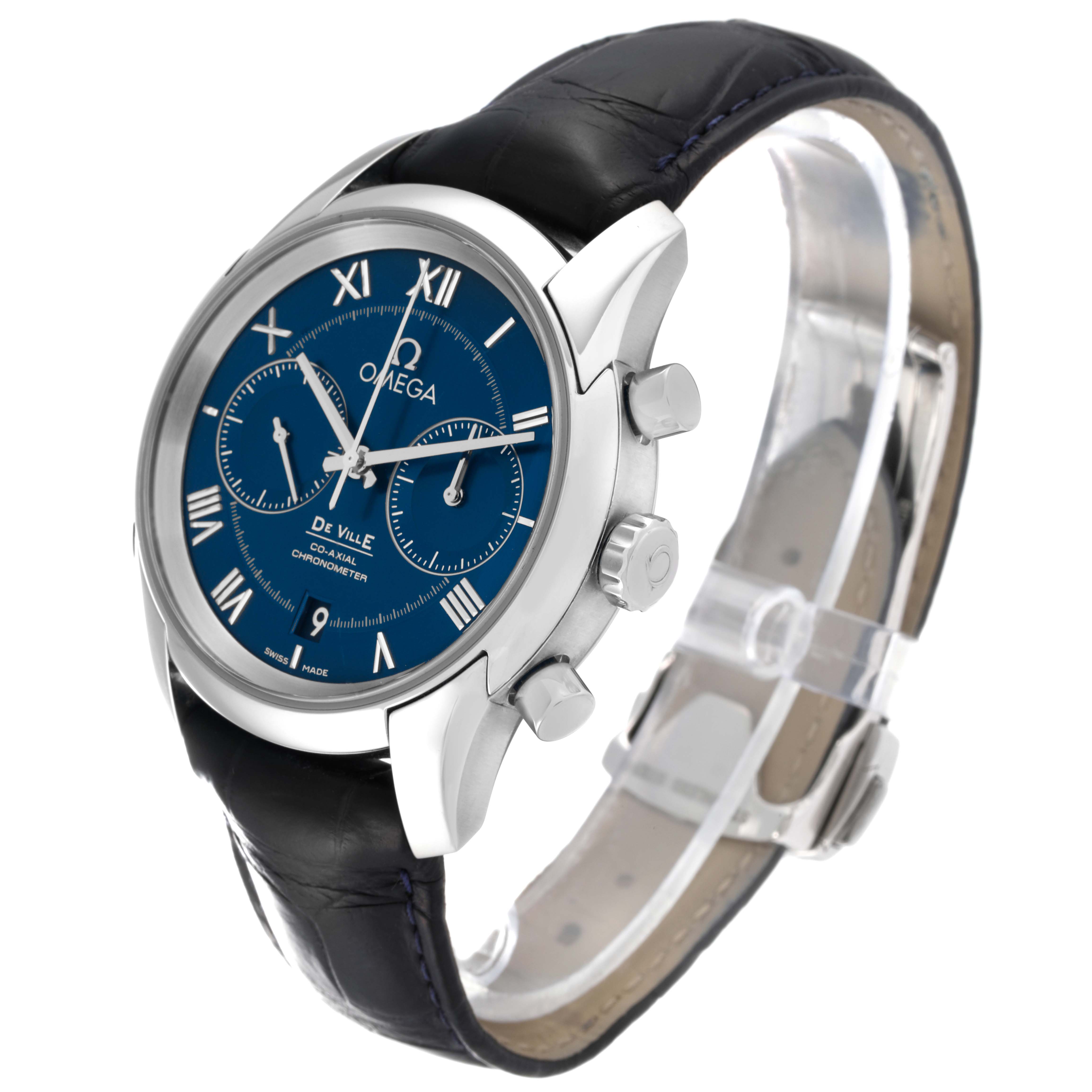 Omega DeVille 42 Blue Dial Steel Mens Watch 42.0 MM 431.13.42.51.03.001