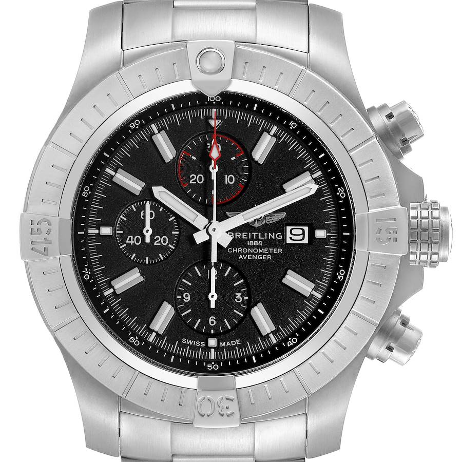 Breitling Super Avenger Chronograph 48 Steel Mens Watch A13375