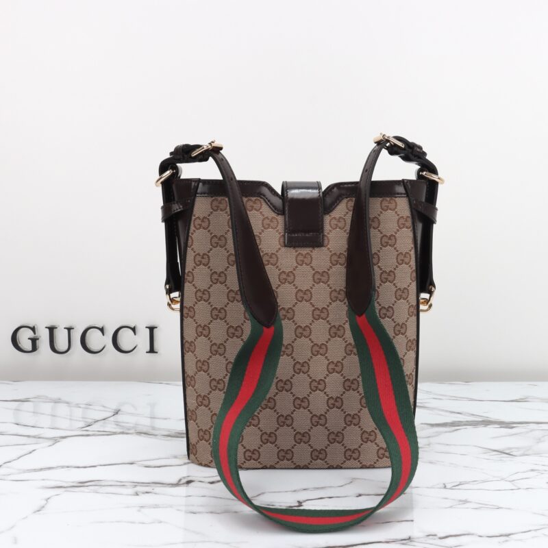 Replica Gucci Medium Bucket Beige