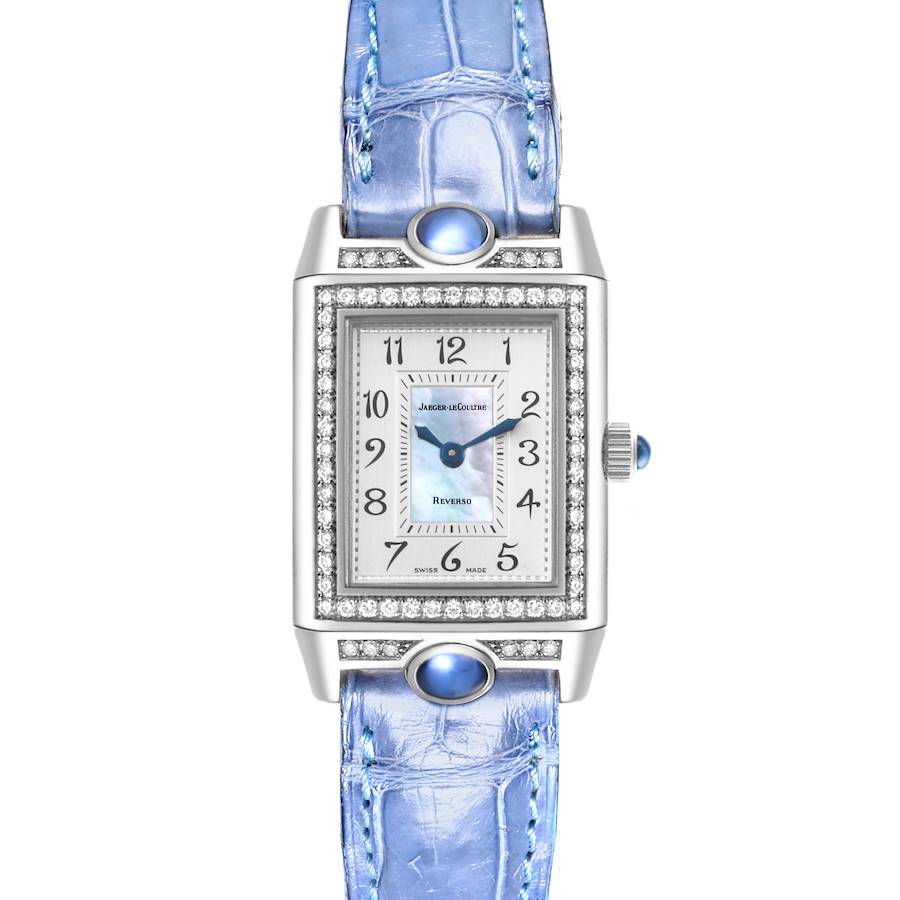 aeger LeCoultre Reverso Joaillerie White Gold Diamond Ladies Watch 267.3.86 Q2623403