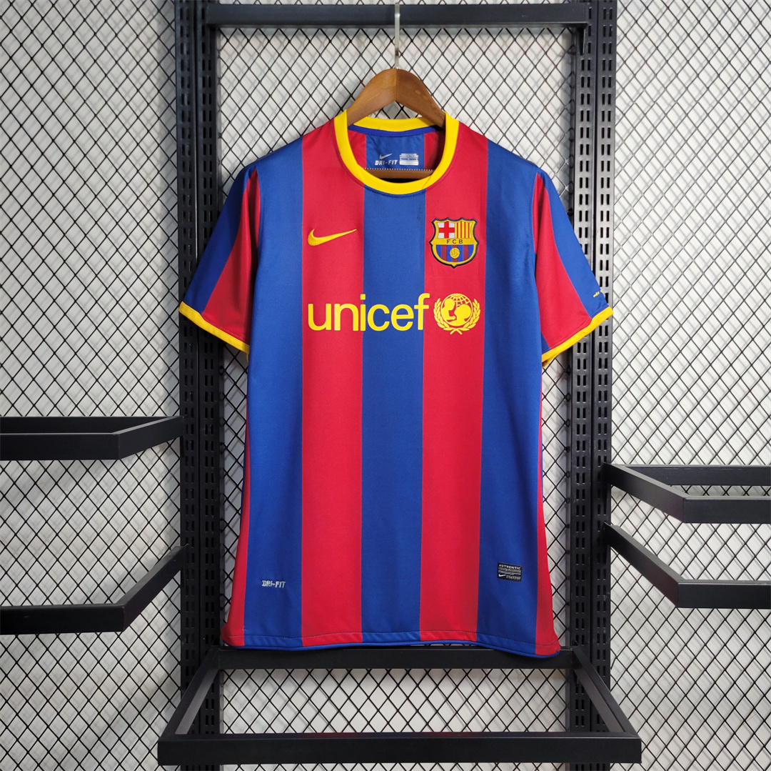 Retro Barcelona 10-11 Home Stadium Jersey