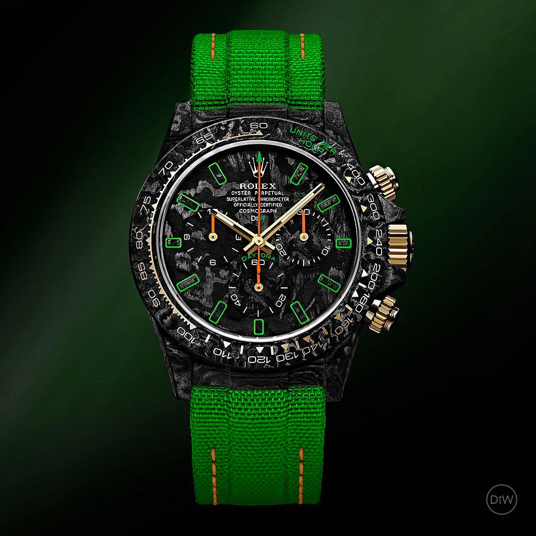 DiW Rolex Daytona &ldquo;ALL CARBON LIME"