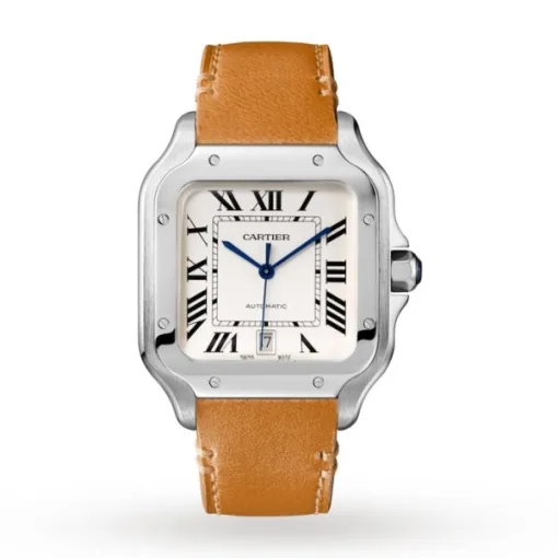 Cartier Santos de Cartier Men Automatic Silver Stainless Steel Watch WSSA0018