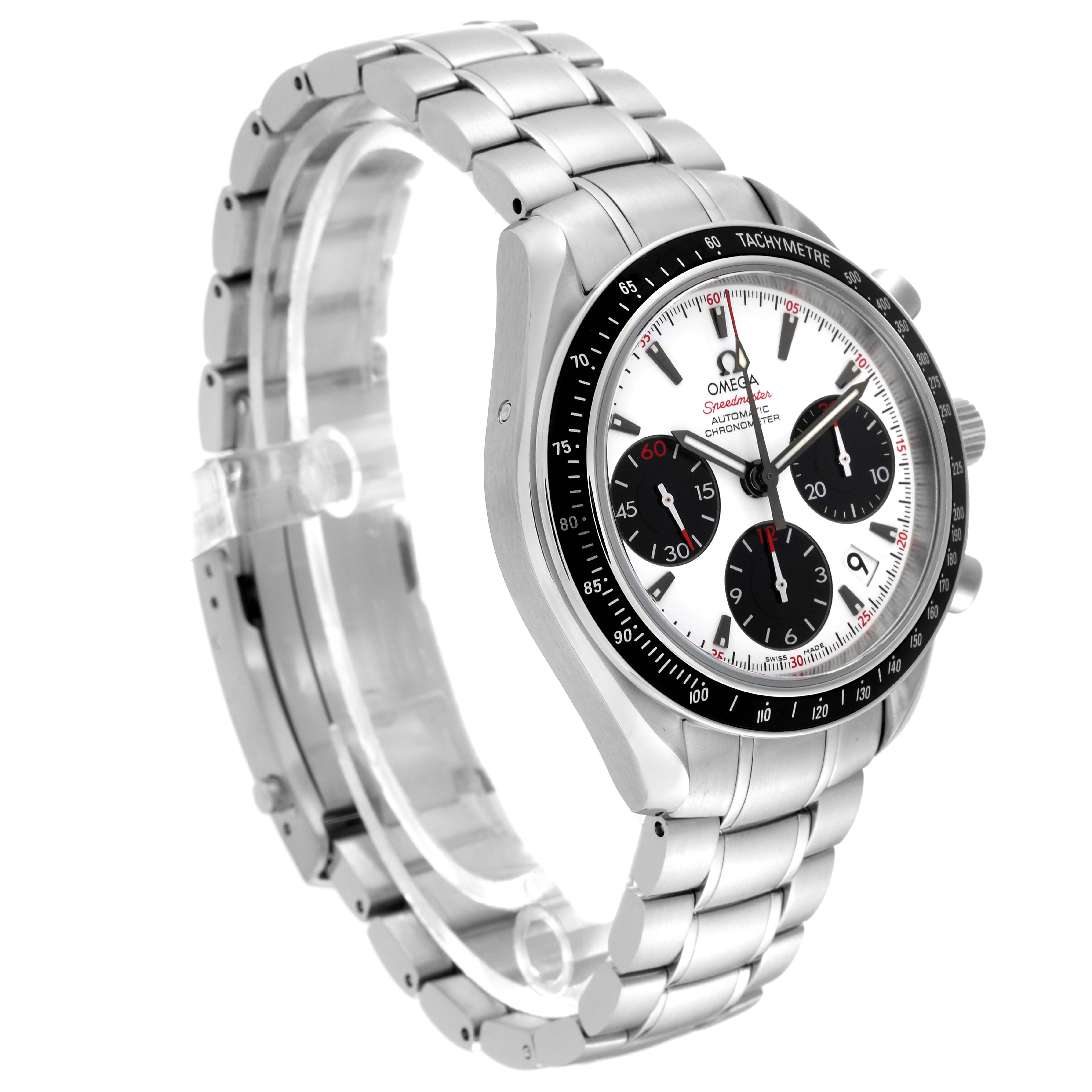 Omega Speedmaster Date Panda Dial Steel Mens Watch 40.0 MM 323.30.40.40.04.001