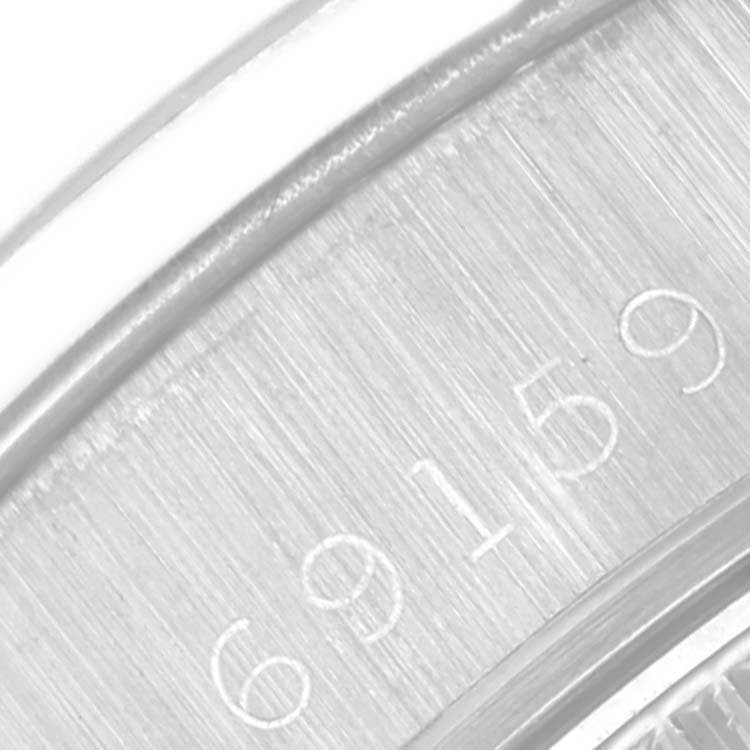 Rolex President Datejust White Gold Anniversary Diamond Dial Ladies Watch 69159