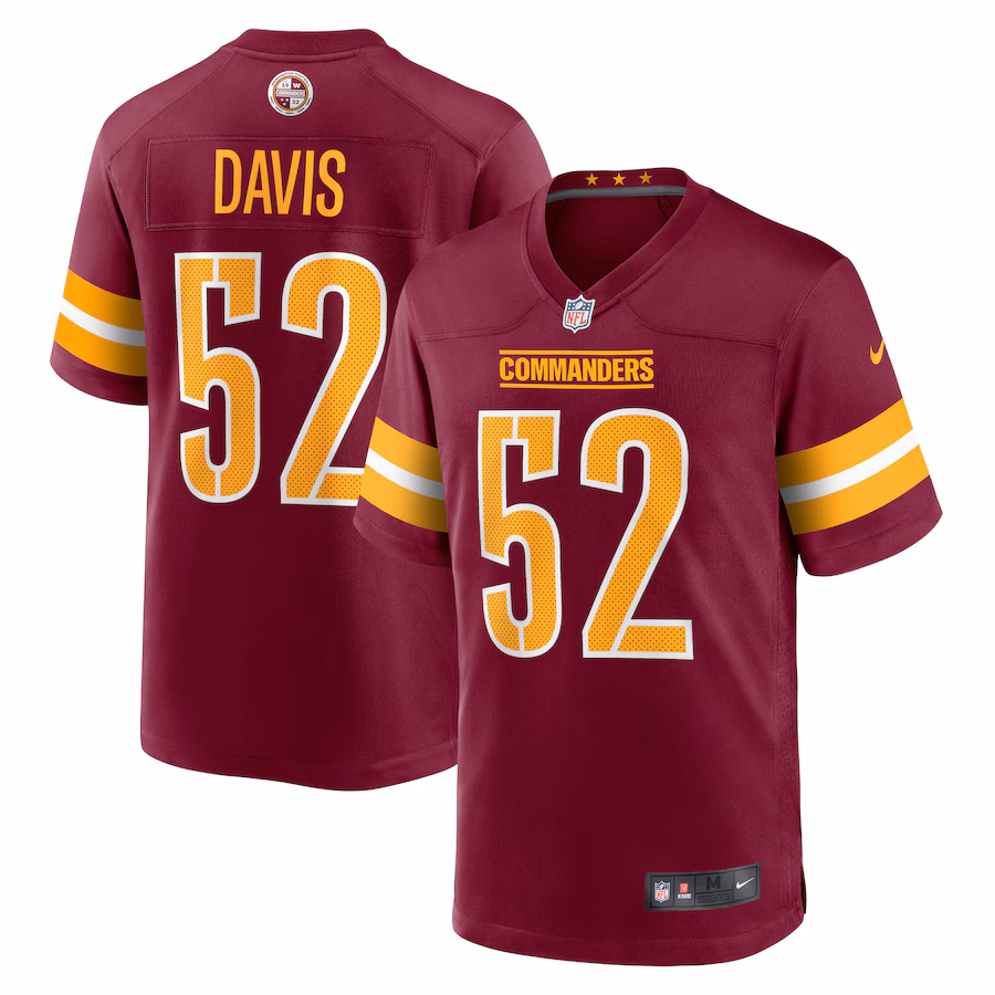 Jamin Davis Washington Commanders Nike Game Jersey - Burgundy