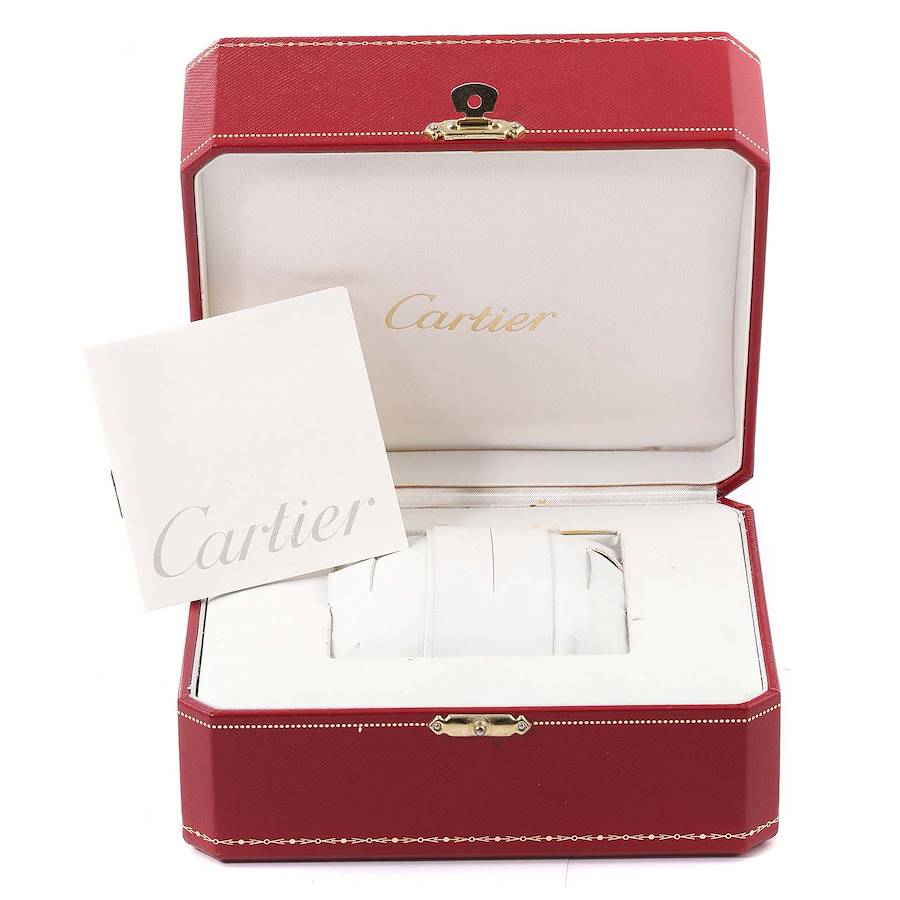 Cartier Pasha C Medium Black Dial Steel Ladies Watch W31076M7