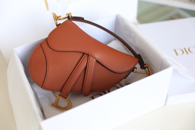 Replica Dior Saddle Bag Brown