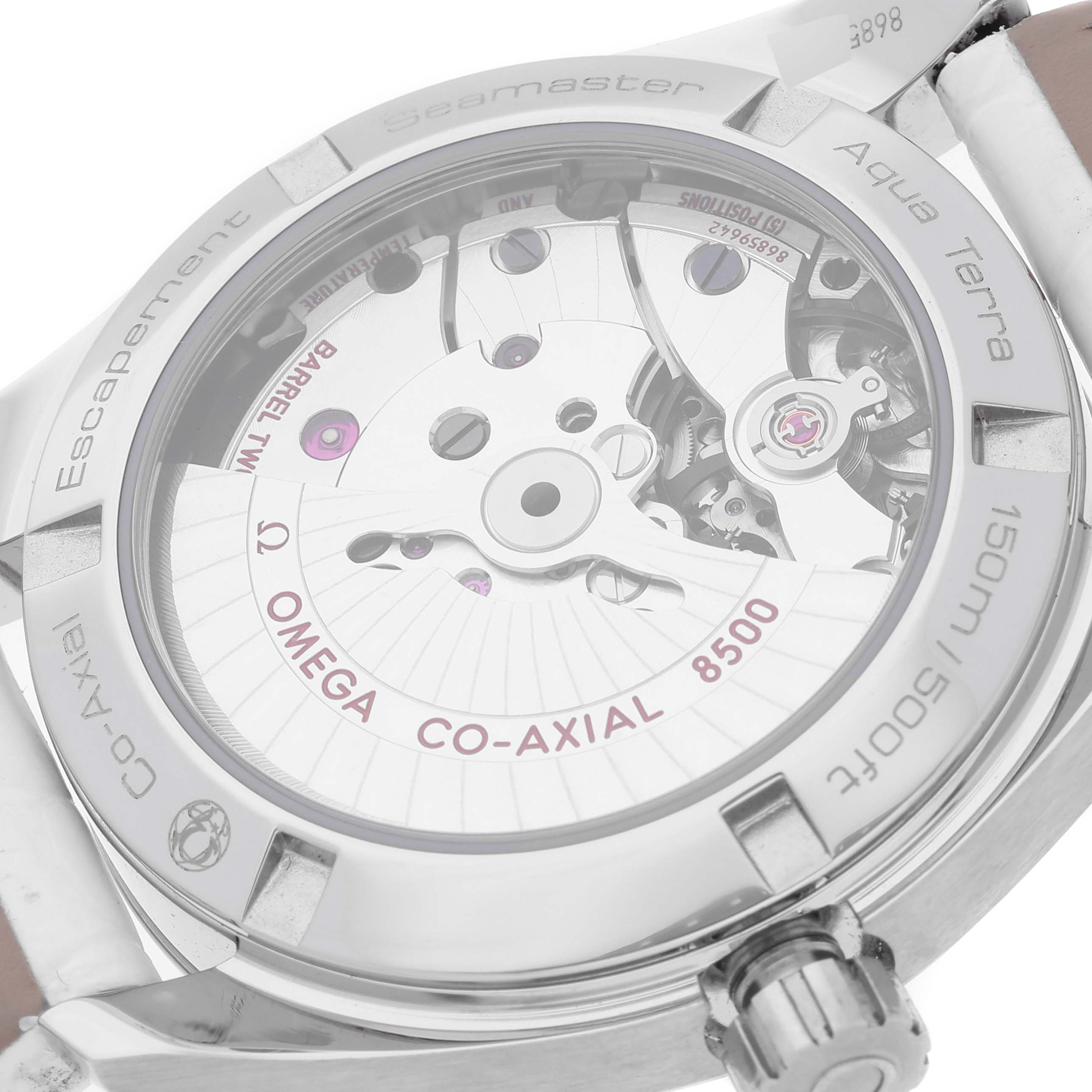 Omega Seamaster Aqua Terra Mother Of Pearl Diamond Steel Watch 39.5 MM 231.13.39.21.55.001