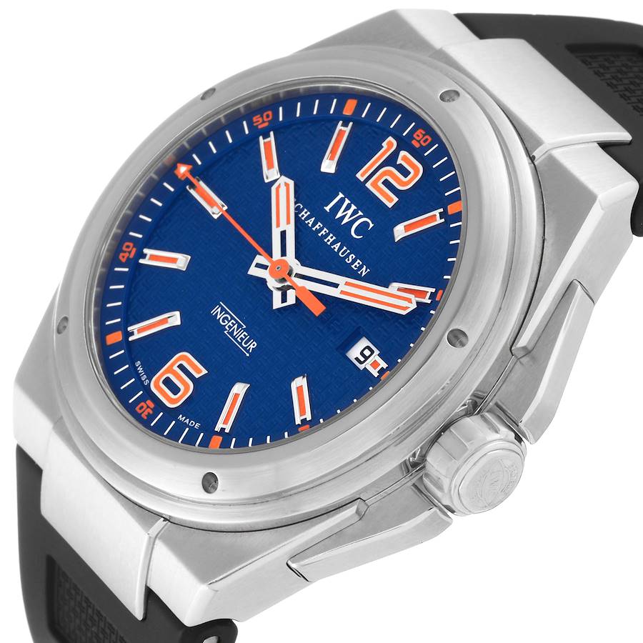 IWC Ingenieur Automatic Mission Earth Plastiki Steel Mens Watch IW323603
