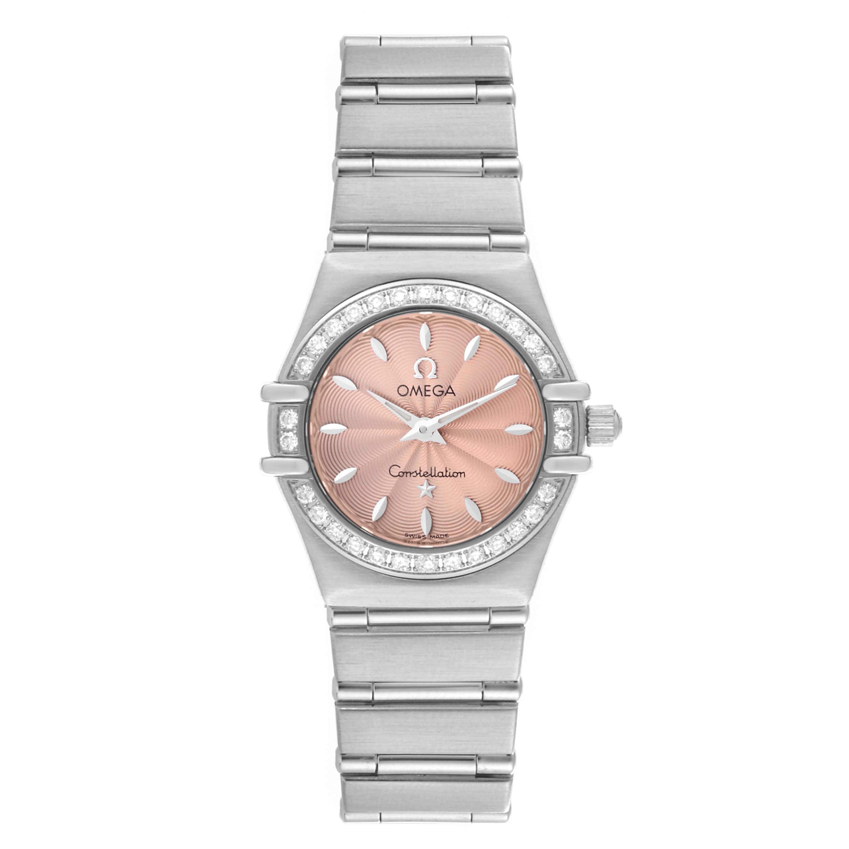 Omega Constellation MiniSalmon Dial Ladies Watch 22.0 MM 1466.62.00