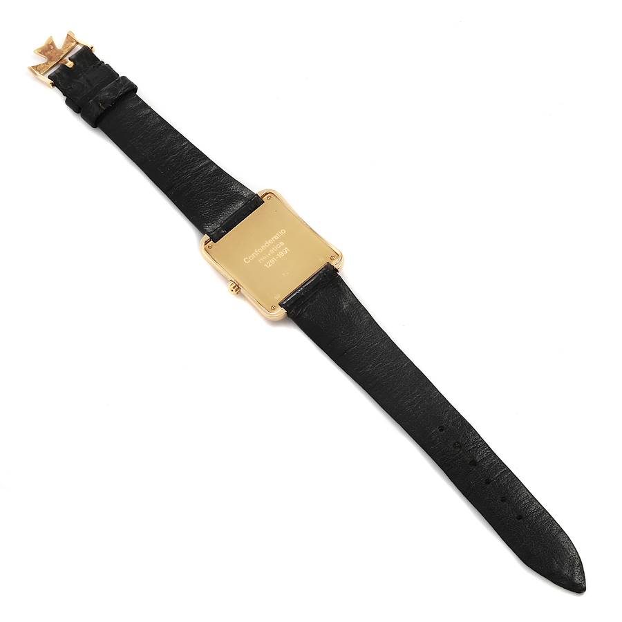 Vacheron Constantin Liberte 18K Yellow Gold Silver Dial Mens Watch 31100