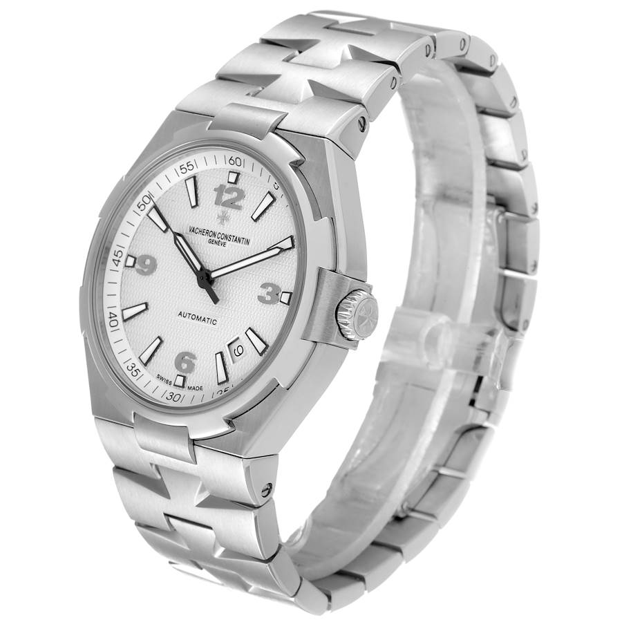 Vacheron Constantin Overseas Silver Dial Steel Mens Watch 47040