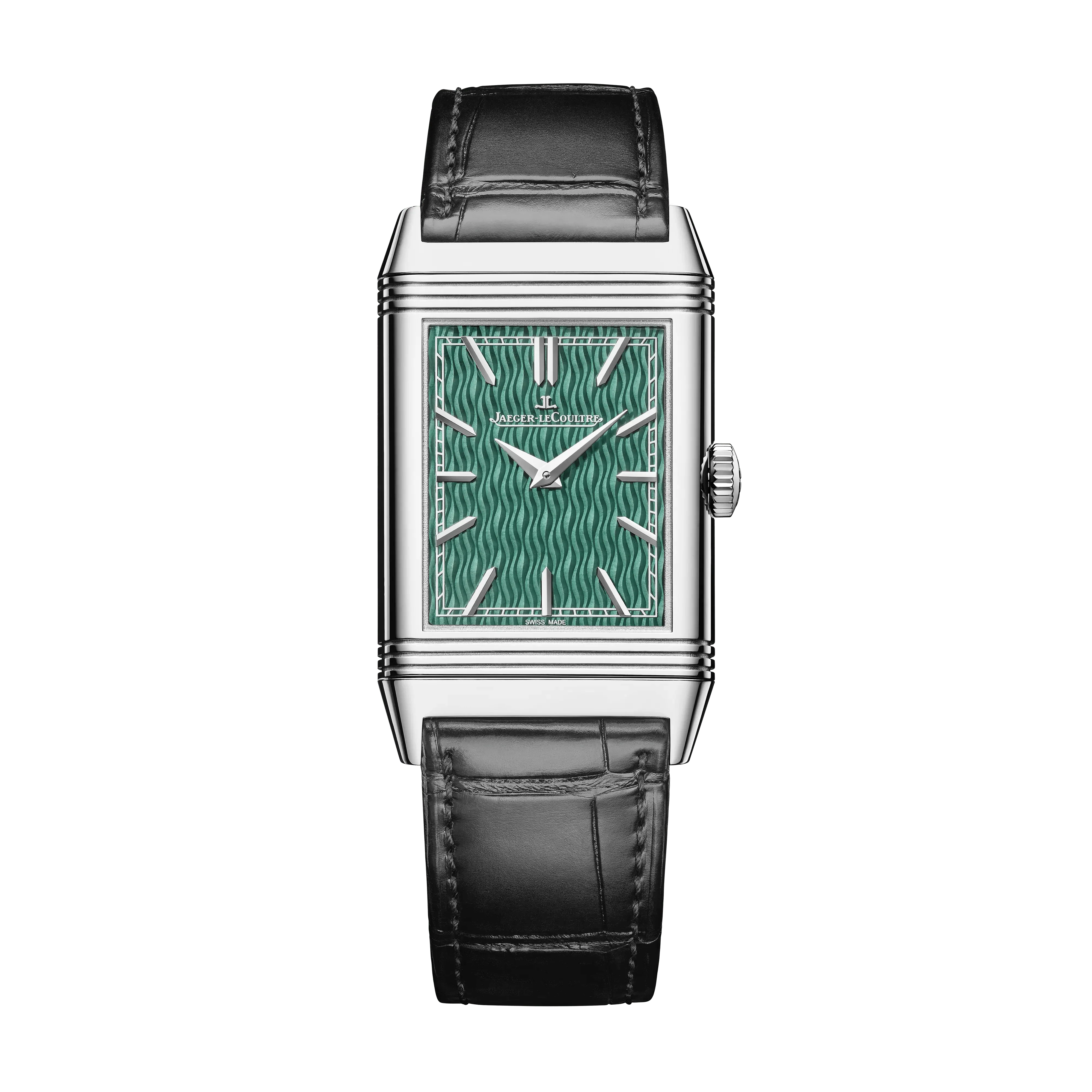 White Gold Reverso Tribute Enamel Men&rsquo;s Watch Q39334S3